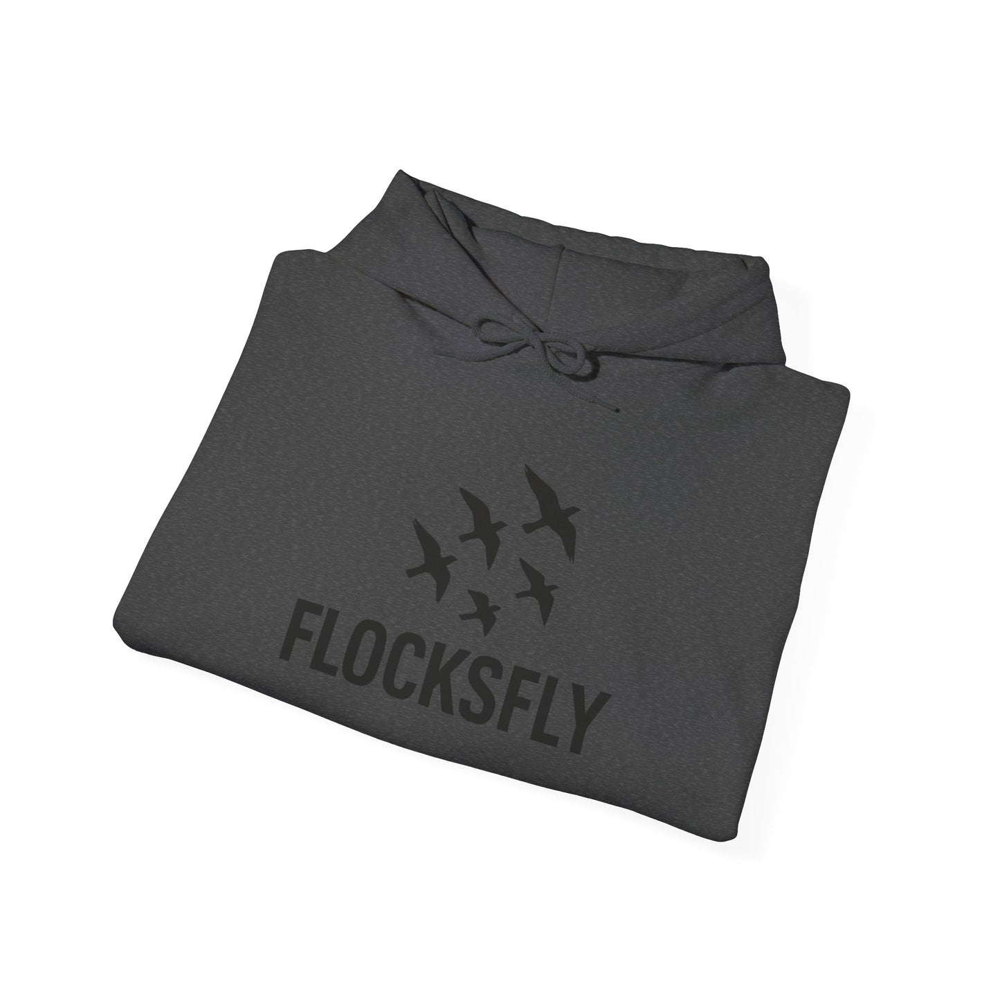 Flocks Fly Unisex Heavy Blend Hoodie - Cozy Bird Migration Sweatshirt