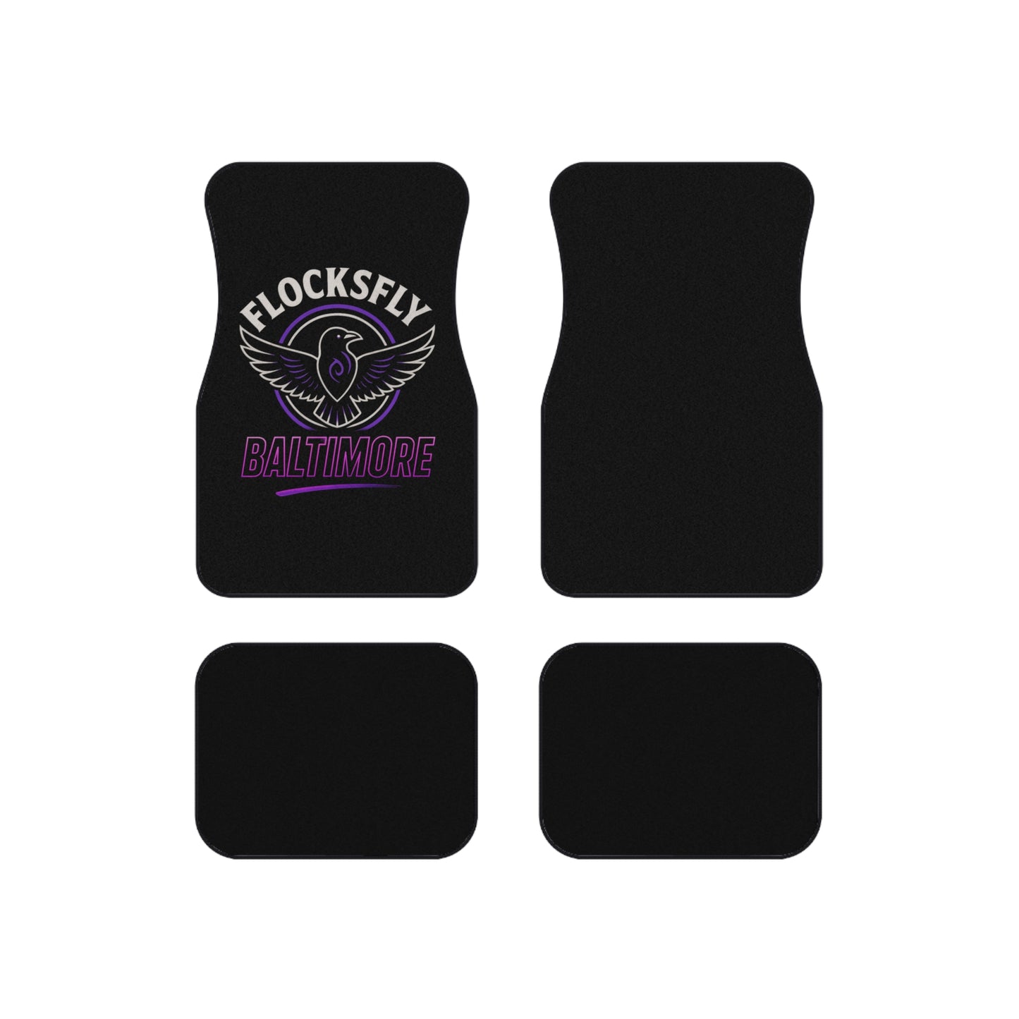 Car Mats Baltimore Ravens FLOCKSFLY Set of 4