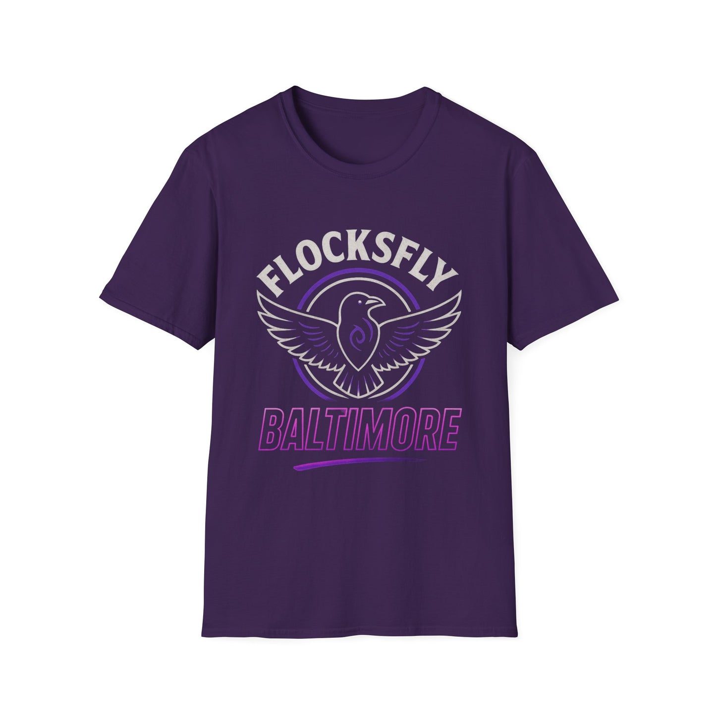 Baltimore FlocksFly T-Shirt, Unisex Graphic Tee, Trendy Casual Wear, Perfect Gift for Sports Fans, Streetwear Style