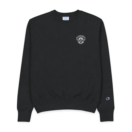 Men's Champion Crewneck Sweatshirt with Graphic Print, Cozy Gift for Him, Casual Wear, Fall Fashion, Streetwear Essential