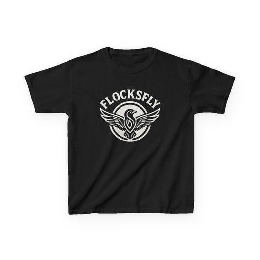 FrocksFly Kids Heavy Cotton Tee - Stylish & Comfy T-Shirt for Young Trendsetters