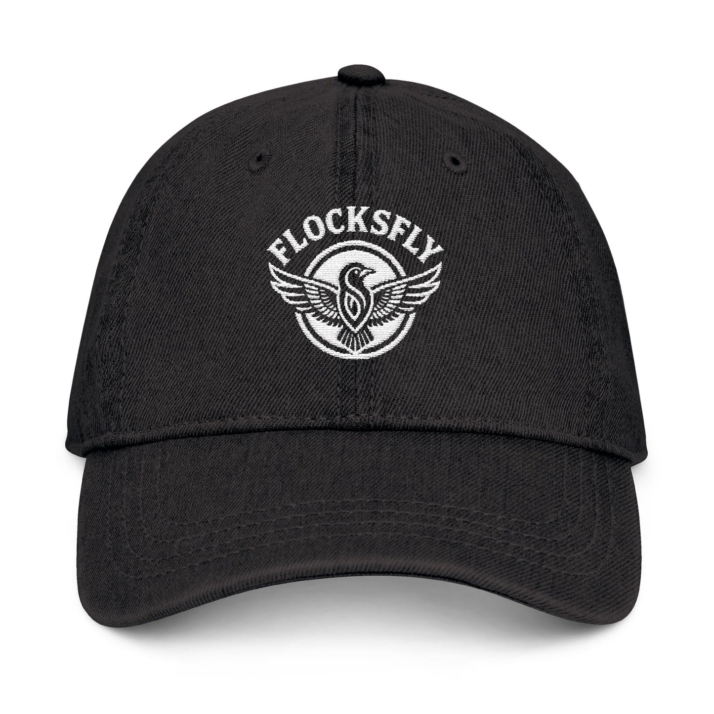 FLOCKSFLY Embroidered Denim Hat - Stylish Cap for Every Occasion