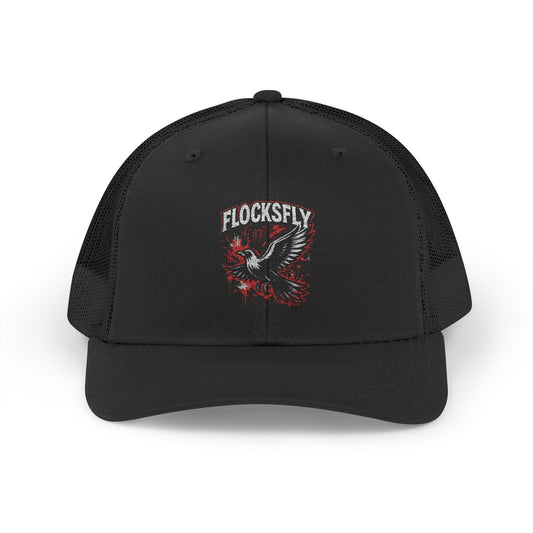 Edgy Flock Style Snapback Trucker Cap - Perfect for Casual Outings, Outdoor Adventures, Festivals, or Gift For Bird Lovers