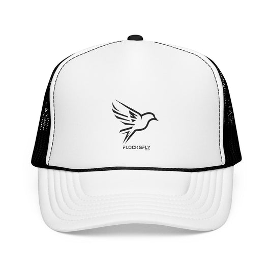 Flock Fly Foam Trucker Hat - Stylish & Trendy Embroidered Cap
