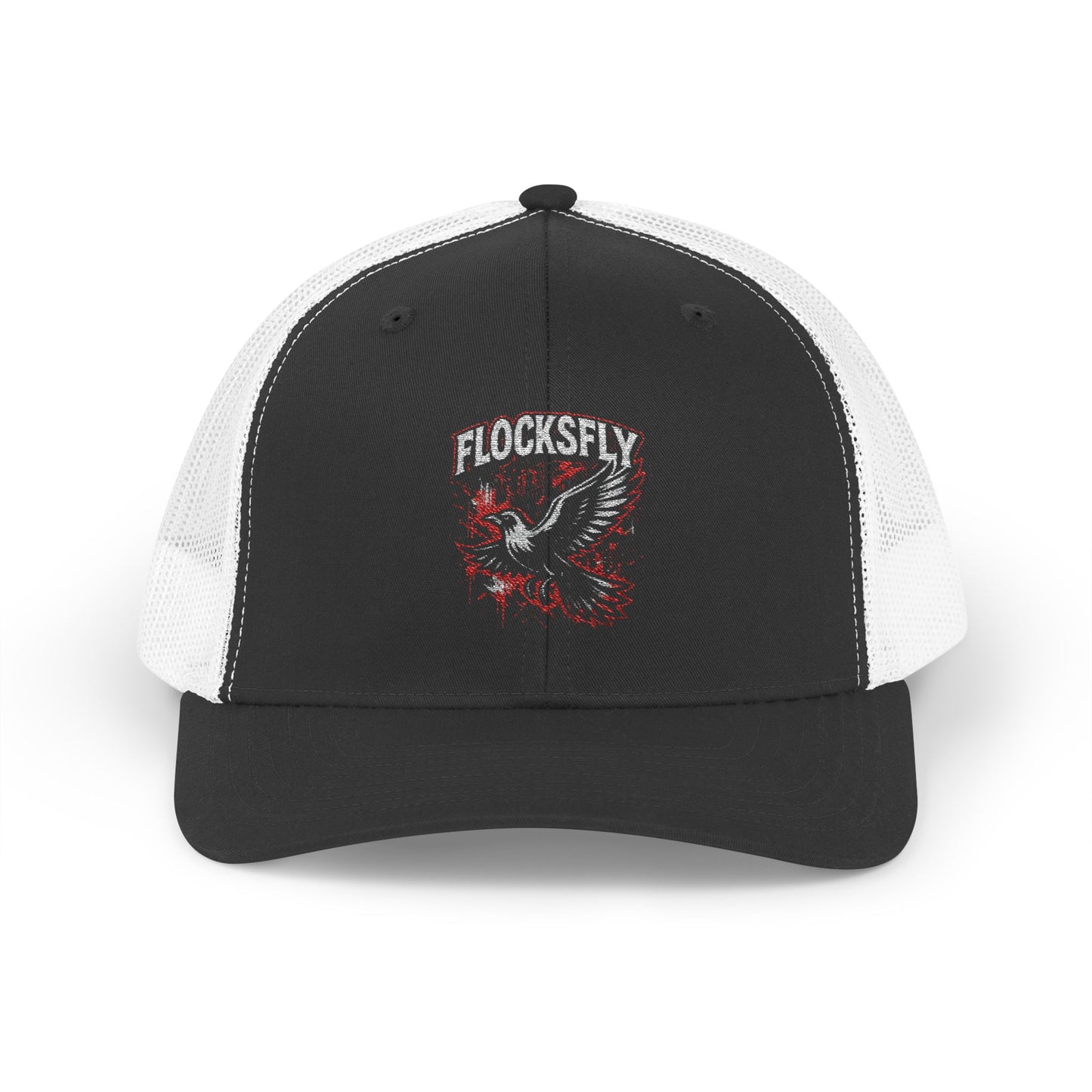Edgy Flock Style Snapback Trucker Cap - Perfect for Casual Outings, Outdoor Adventures, Festivals, or Gift For Bird Lovers