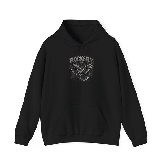 Flock Fly Hoodie - Unisex Sweatshirt, Cozy Layering, Unique Gift, Casual Fashion, Fall/Winter Wear, Bird Lover Apparel
