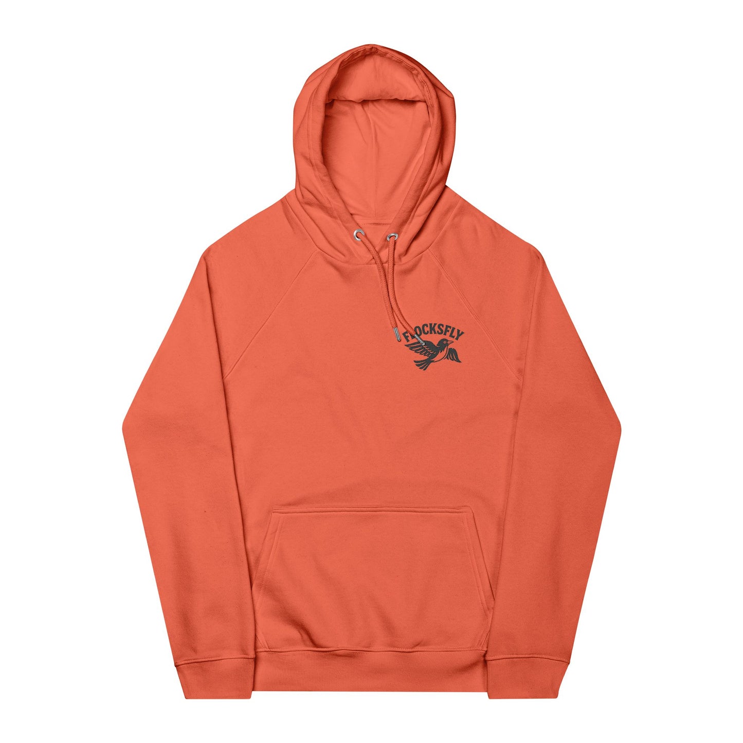 Eco-Friendly Unisex Hoodie with Embroidered Design - Perfect for Casual Wear