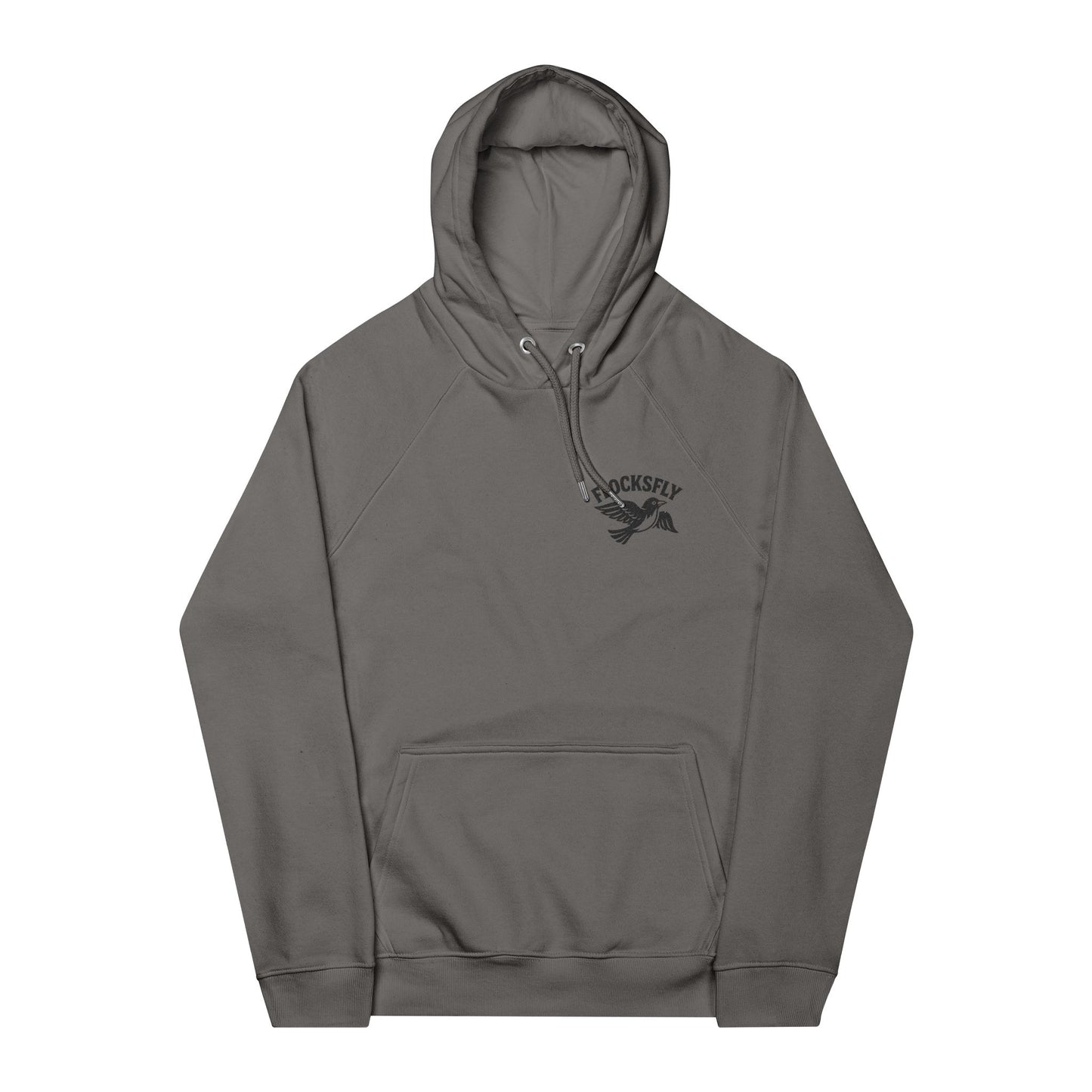 Eco-Friendly Unisex Hoodie with Embroidered Design - Perfect for Casual Wear