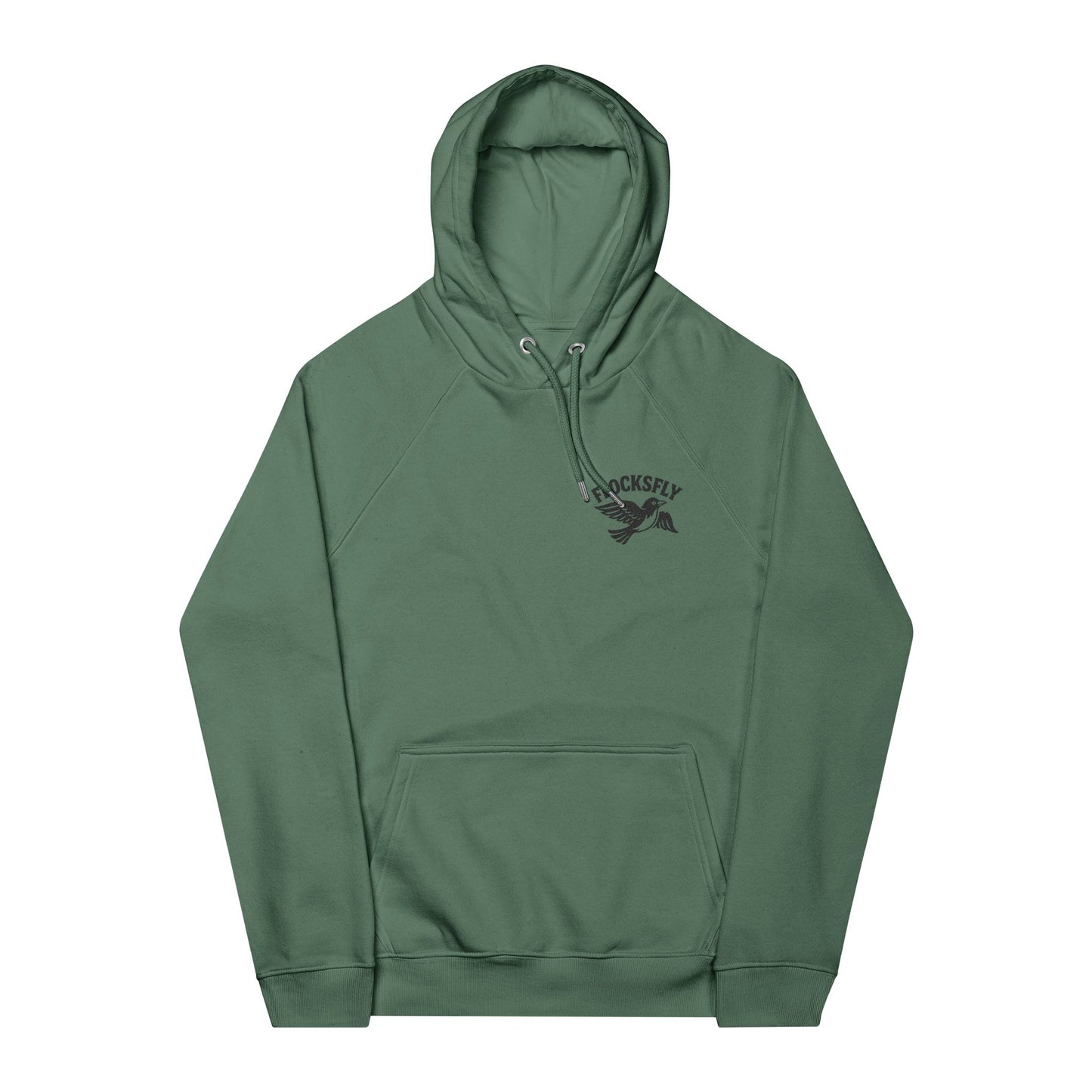Eco-Friendly Unisex Hoodie with Embroidered Design - Perfect for Casual Wear