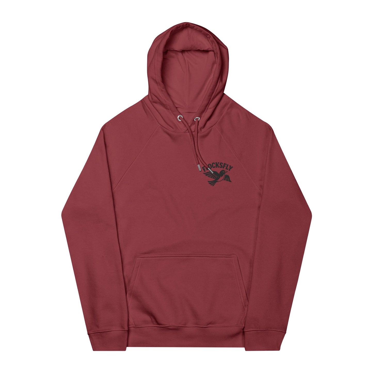 Eco-Friendly Unisex Hoodie with Embroidered Design - Perfect for Casual Wear