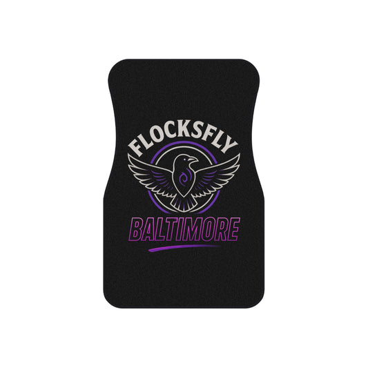 Car Mats Baltimore Ravens FLOCKSFLY Set of 4