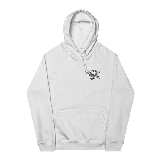 Eco-Friendly Unisex Hoodie with Embroidered Design - Perfect for Casual Wear